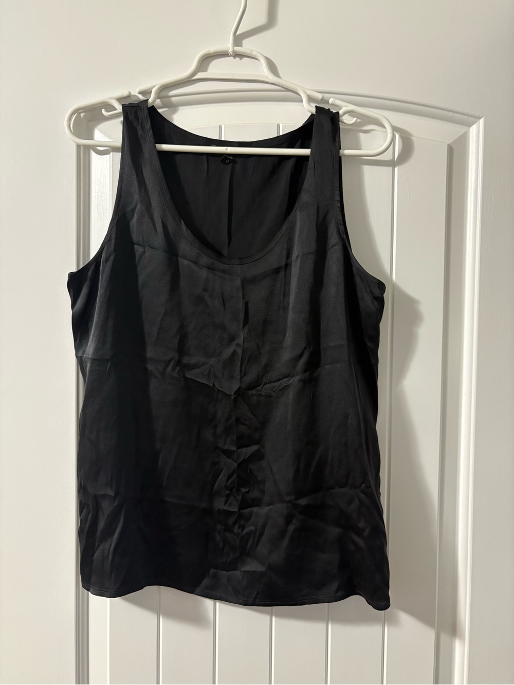 Eileen Fisher Silk Blouse Classic Black Women's Tank Top